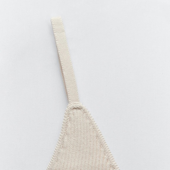 ZARA Ribbed crop top - Picture 4 of 5